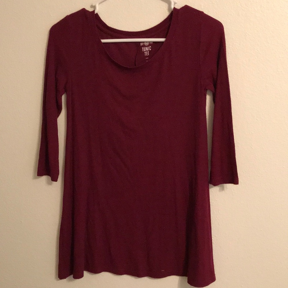 Maroon tunic